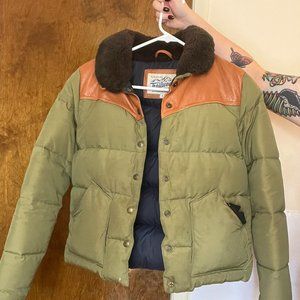 AUTHENTIC PENFIELD WOMEN Rockford OLIVE S Lightweight Goose Down Insulated JKT